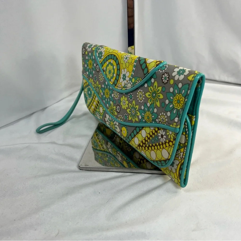 Vera Bradley Lemon Parfait Clutch Wallet